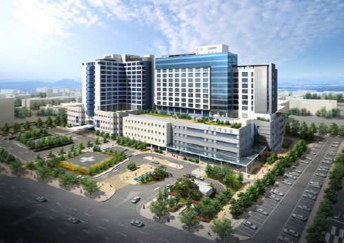인하대 김포 메디컬캠퍼스 종합병원 조감도 (CG)
